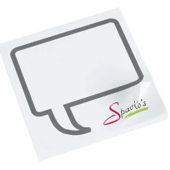 Souvenir Designer Sticky Note - 3 inches x 3 inches - Message Bubble - 50 Sheet