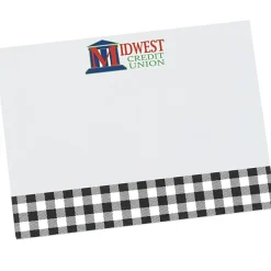 Souvenir Designer Sticky Note - 3” x 4” - Buffalo Plaid - 25 Sheet - 24 hr