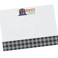 Souvenir Designer Sticky Note - 3” x 4” - Buffalo Plaid - 25 Sheet - 24 hr