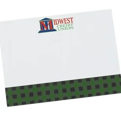 Souvenir Designer Sticky Note - 3” x 4” - Buffalo Plaid - 25 Sheet - 24 hr
