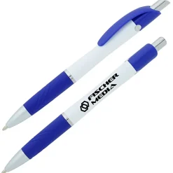 Souvenir Emblem Pen - White