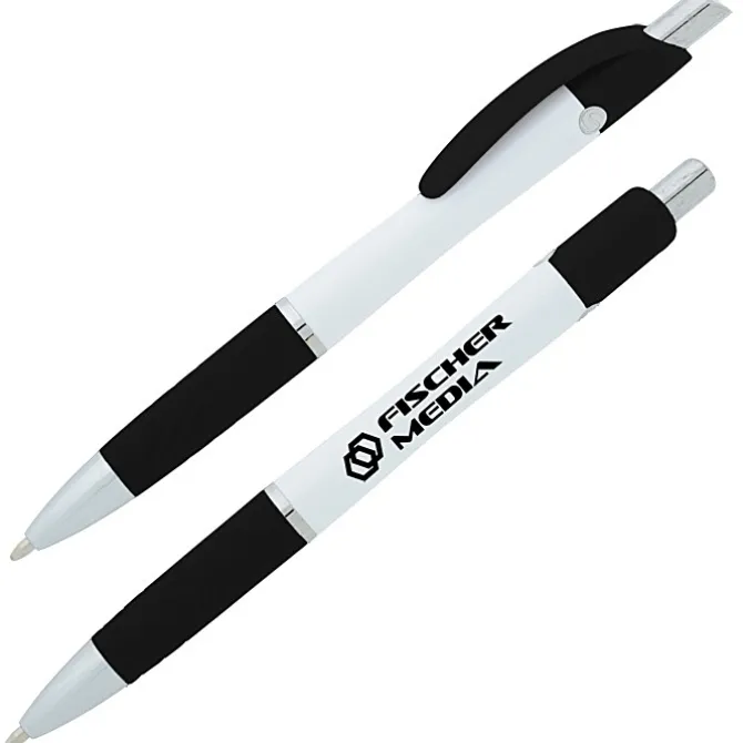 Souvenir Emblem Pen - White