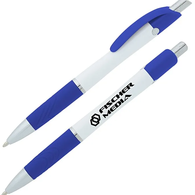 Souvenir Emblem Pen - White