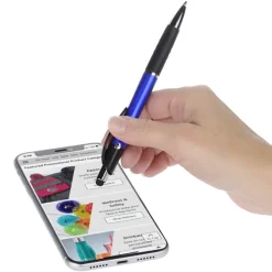 Souvenir Emblem Stylus Pen - Metallic