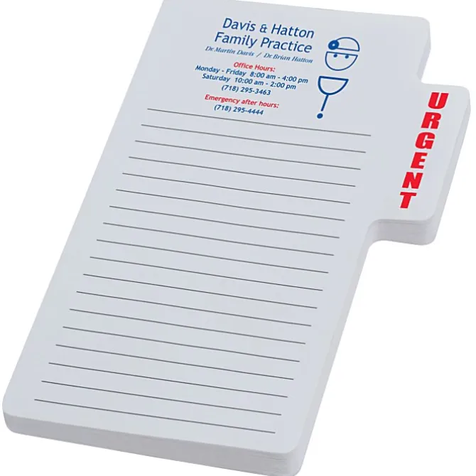 Souvenir Memo Tabs Sticky Notepad - 50 sheet