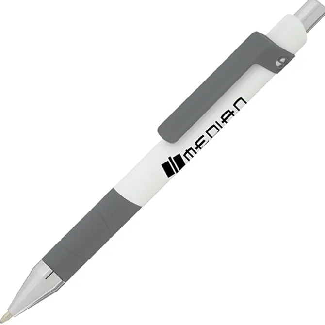 Souvenir Rize Grip Pen - White