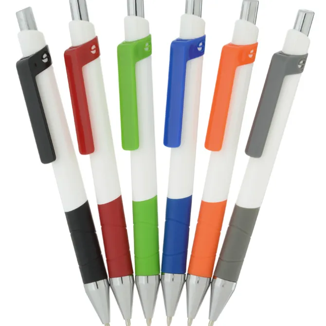 Souvenir Rize Grip Pen - White - 24 hr