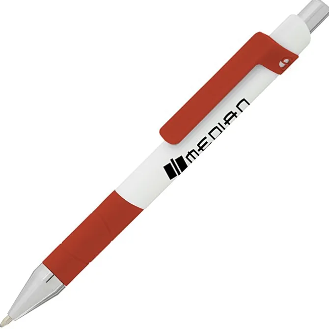 Souvenir Rize Grip Pen - White - 24 hr