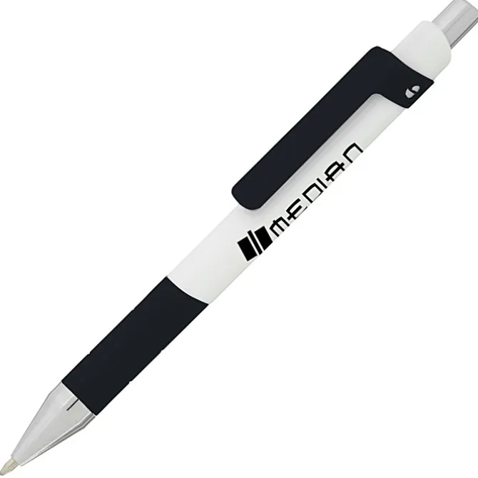 Souvenir Rize Grip Pen - White - 24 hr