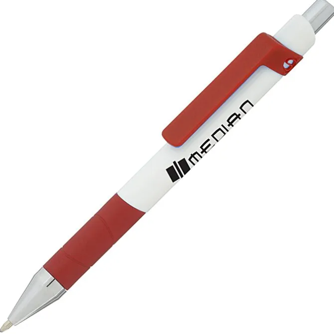 Souvenir Rize Grip Pen - White - 24 hr
