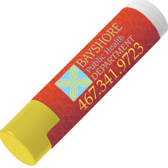 SPF 15 Lip Balm - Colored Cap - 24 hr