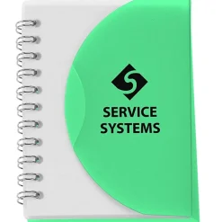 Spiral Curve Notebook - 4 1/4 inches x 3 1/4 inches