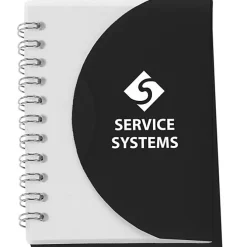 Spiral Curve Notebook - 4 1/4 inches x 3 1/4 inches