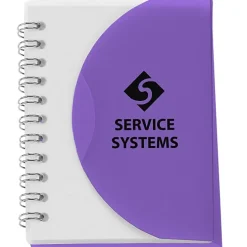 Spiral Curve Notebook - 4 1/4 inches x 3 1/4 inches