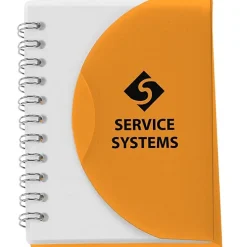 Spiral Curve Notebook - 4 1/4 inches x 3 1/4 inches