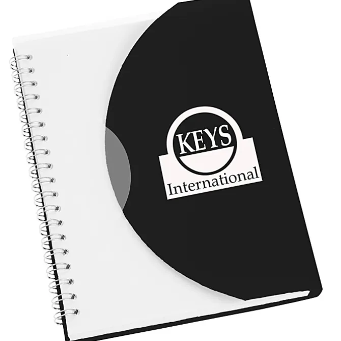 Spiral Curve Notebook - 7 inches x 5 inches