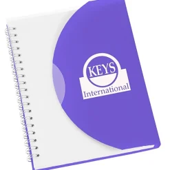 Spiral Curve Notebook - 7 inches x 5 inches
