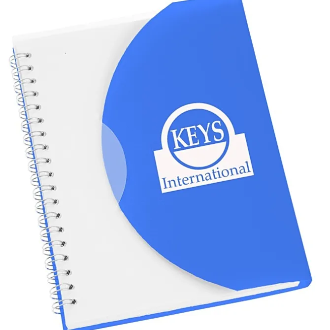 Spiral Curve Notebook - 7 inches x 5 inches