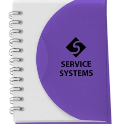 Spiral Curve Notebook - 4 1/4 inches x 3 1/4 inches - 24 hr