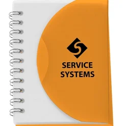 Spiral Curve Notebook - 4 1/4 inches x 3 1/4 inches - 24 hr