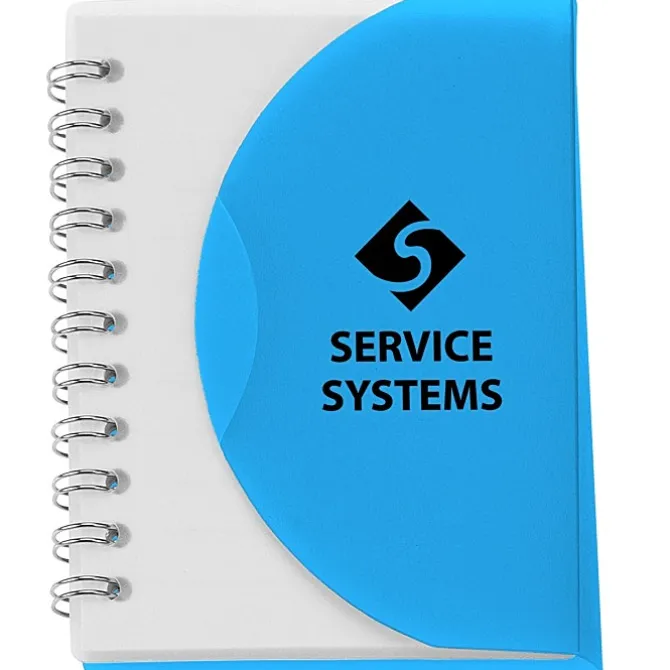 Spiral Curve Notebook - 4 1/4 inches x 3 1/4 inches - 24 hr