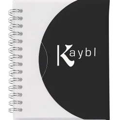 Spiral Curve Notebook - 5 1/4 inches x 4 1/4 inches