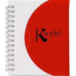 Spiral Curve Notebook - 5 1/4 inches x 4 1/4 inches