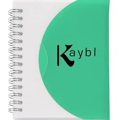 Spiral Curve Notebook - 5 1/4 inches x 4 1/4 inches