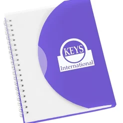 Spiral Curve Notebook - 7 inches x 5 inches - 24 hr