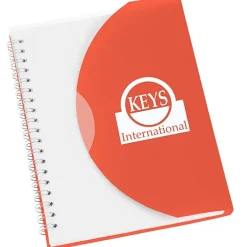Spiral Curve Notebook - 7 inches x 5 inches - 24 hr