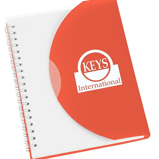 Spiral Curve Notebook - 7 inches x 5 inches - 24 hr