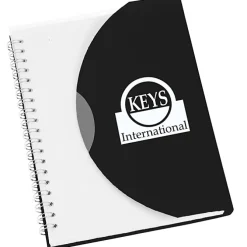 Spiral Curve Notebook - 7 inches x 5 inches - 24 hr