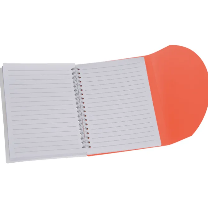 Spiral Curve Notebook - 7 inches x 5 inches - 24 hr