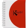 Spiral Curve Notebook - 5 1/4 inches x 4 1/4 inches - 24 hr