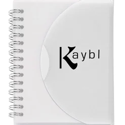 Spiral Curve Notebook - 5 1/4 inches x 4 1/4 inches - 24 hr
