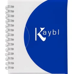 Spiral Curve Notebook - 5 1/4 inches x 4 1/4 inches - 24 hr