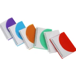 Spiral Curve Notebook - 5 1/4 inches x 4 1/4 inches - 24 hr
