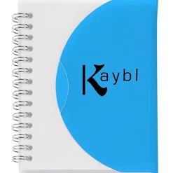 Spiral Curve Notebook - 5 1/4 inches x 4 1/4 inches - 24 hr