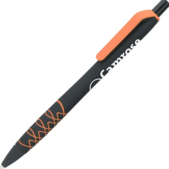 Spiralina Soft Touch Pen - Black