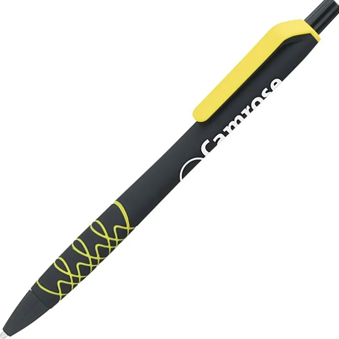 Spiralina Soft Touch Pen - Black