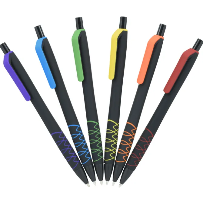 Spiralina Soft Touch Pen - Black