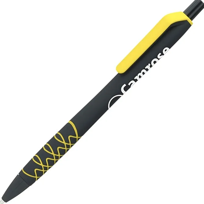 Spiralina Soft Touch Pen - Black