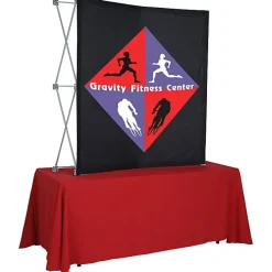 Splash Curved Tabletop Display - 5' - Front Graphics