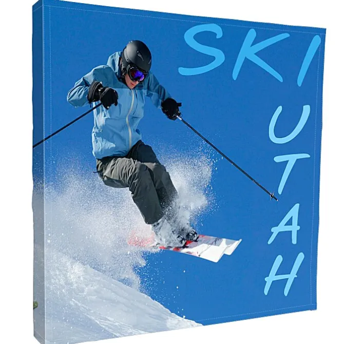 Splash Floor Display - 7' - Wrap Graphics