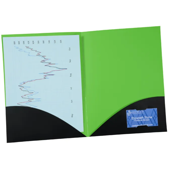 Splash Paper Presentation Folder