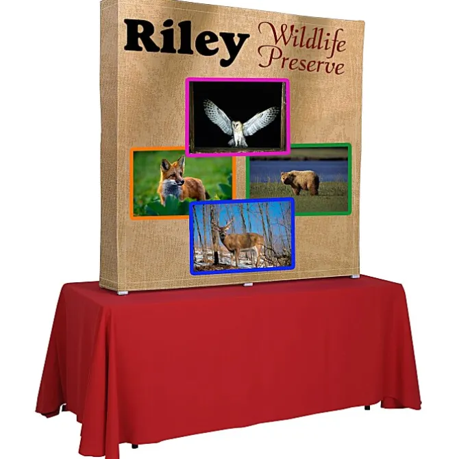 Splash Tabletop Display - 5 feet - Wrap Graphics