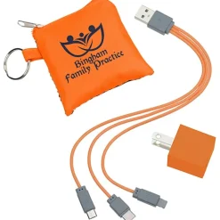 Sporty 3-in-1 Pouch with Wall Charger