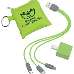 Sporty 3-in-1 Pouch with Wall Charger