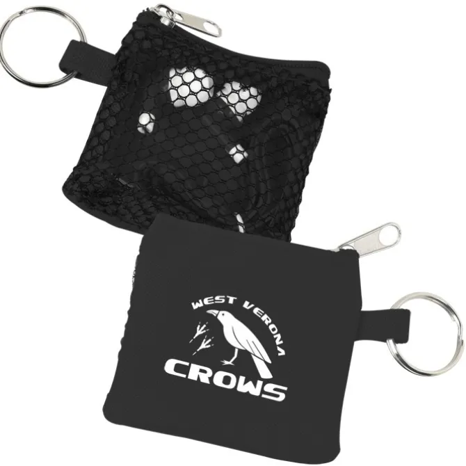 Sporty Pouch with Colorful Earbuds