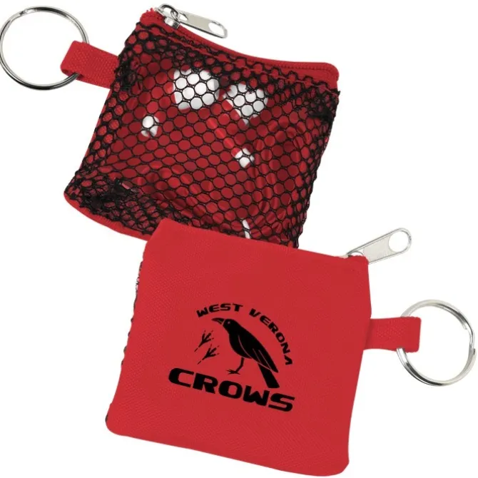 Sporty Pouch with Colorful Earbuds